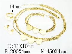 Stainless Steel Jewelry Wholesale - Stainless Steel Jewelry Sets - HY50S0068JSS
