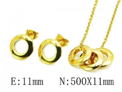Stainless Steel Jewelry Wholesale - Stainless Steel Jewelry Sets - HY59S1350PA