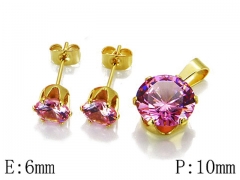 Stainless Steel Jewelry Wholesale - Stainless Steel Jewelry Sets - HY21S0019JHC