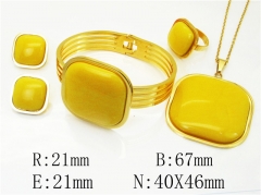 Stainless Steel Jewelry Wholesale - Stainless Steel Jewelry Sets - HY50S0348JSS