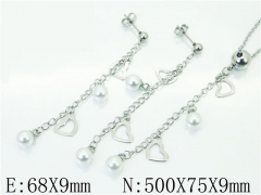 Stainless Steel Jewelry Wholesale - Stainless Steel Jewelry Sets - HY59S1929PF