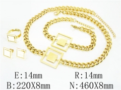 Stainless Steel Jewelry Wholesale - Stainless Steel Jewelry Sets - HY50S0104JXX
