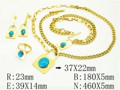 Stainless Steel Jewelry Wholesale - Stainless Steel Jewelry Sets - HY50S0324JGB