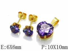 Stainless Steel Jewelry Wholesale - Stainless Steel Jewelry Sets - HY21S0002JHG