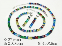 Stainless Steel Jewelry Wholesale - Stainless Steel Jewelry Sets - HY50S0478JJC