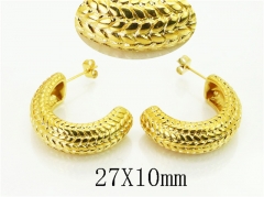 Stainless Steel Jewelry Wholesale - Stainless Steel Earrings - HY06E0518HSS