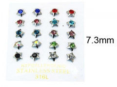 Stainless Steel Jewelry Wholesale - Stainless Steel Earrings - HY25E0652JSS