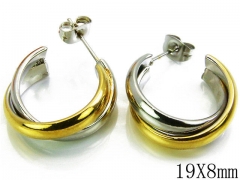 Stainless Steel Jewelry Wholesale - Stainless Steel Earrings - HY70E0195MZ