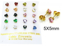 Stainless Steel Jewelry Wholesale - Stainless Steel Earrings - HY25E0628IJS