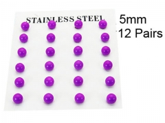 Stainless Steel Jewelry Wholesale - Stainless Steel Earrings - HY70E0530HJV