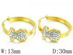 Stainless Steel Jewelry Wholesale - Stainless Steel Earrings - HY70E0377HZZ