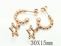 Stainless Steel Jewelry Wholesale - Stainless Steel Earrings - HY70E1193MV