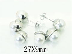 Stainless Steel Jewelry Wholesale - Stainless Steel Earrings - HY32E0320HLS