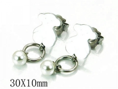 Stainless Steel Jewelry Wholesale - Stainless Steel Earrings - HY90E0169OW