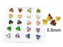 Stainless Steel Jewelry Wholesale - Stainless Steel Earrings - HY25E0683JLR