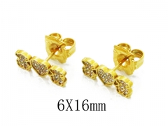 Stainless Steel Jewelry Wholesale - Stainless Steel Earrings - HY90E0237IHD