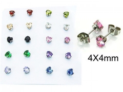 Stainless Steel Jewelry Wholesale - Stainless Steel Earrings - HY25E0625HOS