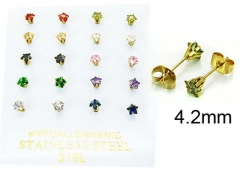 Stainless Steel Jewelry Wholesale - Stainless Steel Earrings - HY25E0646ILS