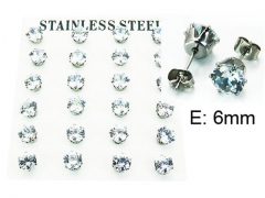 Stainless Steel Jewelry Wholesale - Stainless Steel Earrings - HY21E0026PL