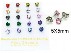 Stainless Steel Jewelry Wholesale - Stainless Steel Earrings - HY25E0627HOF