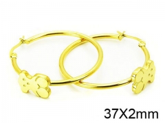 Stainless Steel Jewelry Wholesale - Stainless Steel Earrings - HY64E0175OW