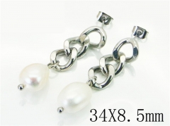 Stainless Steel Jewelry Wholesale - Stainless Steel Earrings - HY06E0322MZ