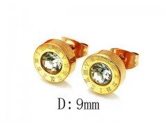 Stainless Steel Jewelry Wholesale - Stainless Steel Earrings - HY25E0557LX