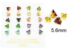 Stainless Steel Jewelry Wholesale - Stainless Steel Earrings - HY25E0685JJS
