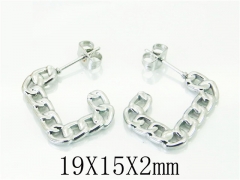 Stainless Steel Jewelry Wholesale - Stainless Steel Earrings - HY70E0385KY