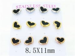 Stainless Steel Jewelry Wholesale - Stainless Steel Earrings - HY59E1028HOF