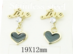 Stainless Steel Jewelry Wholesale - Stainless Steel Earrings - HY47E0106NA