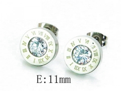 Stainless Steel Jewelry Wholesale - Stainless Steel Earrings - HY64E0348LC