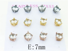 Stainless Steel Jewelry Wholesale - Stainless Steel Earrings - HY59E1004INB