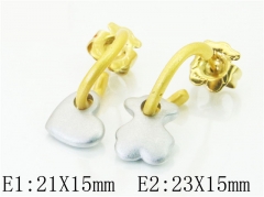Stainless Steel Jewelry Wholesale - Stainless Steel Earrings - HY90E0332HKW
