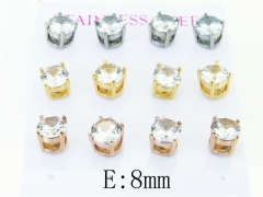 Stainless Steel Jewelry Wholesale - Stainless Steel Earrings - HY59E1018INX