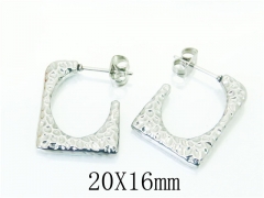 Stainless Steel Jewelry Wholesale - Stainless Steel Earrings - HY70E0892KY