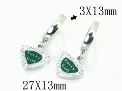 Stainless Steel Jewelry Wholesale - Stainless Steel Earrings - HY25E0732NL
