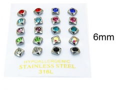 Stainless Steel Jewelry Wholesale - Stainless Steel Earrings - HY25E0648JDD