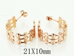 Stainless Steel Jewelry Wholesale - Stainless Steel Earrings - HY70E1178LE