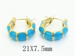 Stainless Steel Jewelry Wholesale - Stainless Steel Earrings - HY25E0791HML