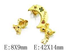 Stainless Steel Jewelry Wholesale - Stainless Steel Earrings - HY90E0257HME