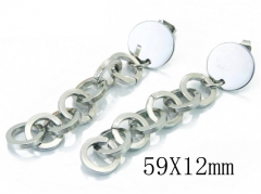 Stainless Steel Jewelry Wholesale - Stainless Steel Earrings - HY06E1672MA