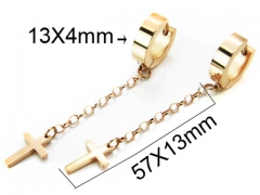 Stainless Steel Jewelry Wholesale - Stainless Steel Earrings - HY05E1384HJL