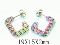 Stainless Steel Jewelry Wholesale - Stainless Steel Earrings - HY70E0388LC