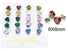Stainless Steel Jewelry Wholesale - Stainless Steel Earrings - HY25E0701JJF