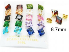 Stainless Steel Jewelry Wholesale - Stainless Steel Earrings - HY25E0687JOE