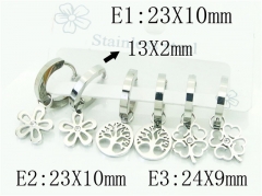 Stainless Steel Jewelry Wholesale - Stainless Steel Earrings - HY54E0163HIE