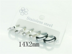 Stainless Steel Jewelry Wholesale - Stainless Steel Earrings - HY54E0159PS