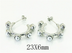 Stainless Steel Jewelry Wholesale - Stainless Steel Earrings - HY06E0533HWW