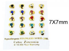 Stainless Steel Jewelry Wholesale - Stainless Steel Earrings - HY25E0655JLD